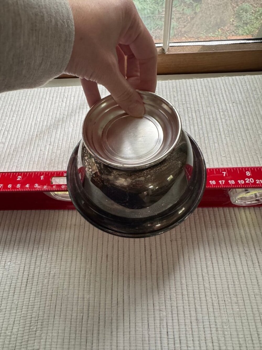 Poole Silverplate Paul Revere Footed Bowl 6 Inch Authentic Reproduction